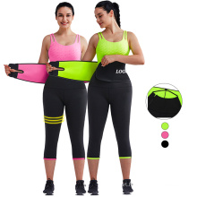 2020 Drop Ship Slimming 2 In 1 Loose Weight Neoprene Women Waist Support Trimmer Sweat Pants